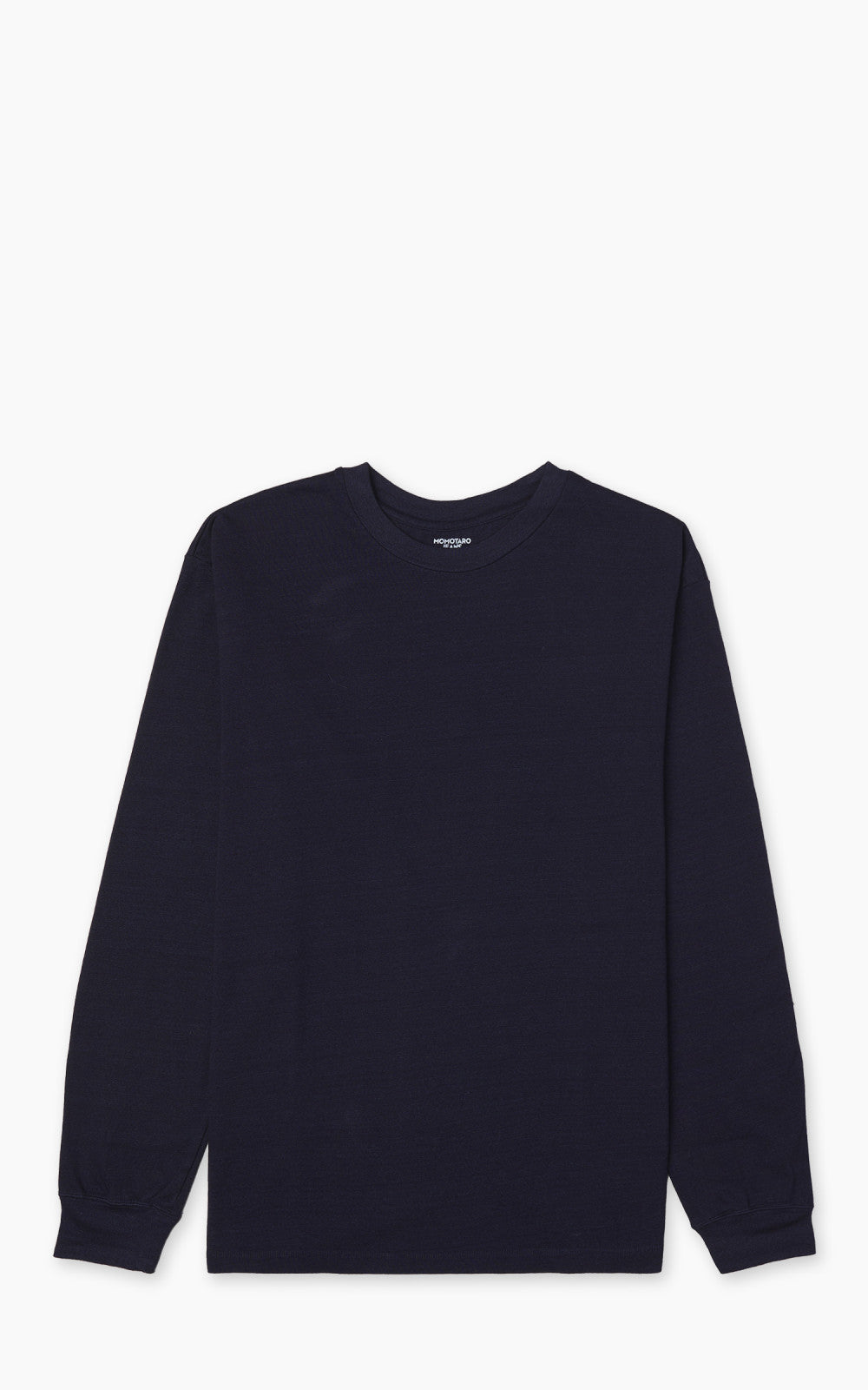 Momotaro Jeans MXTS1034 Yarn Dyed Longsleeve Tee Indigo 6.6oz