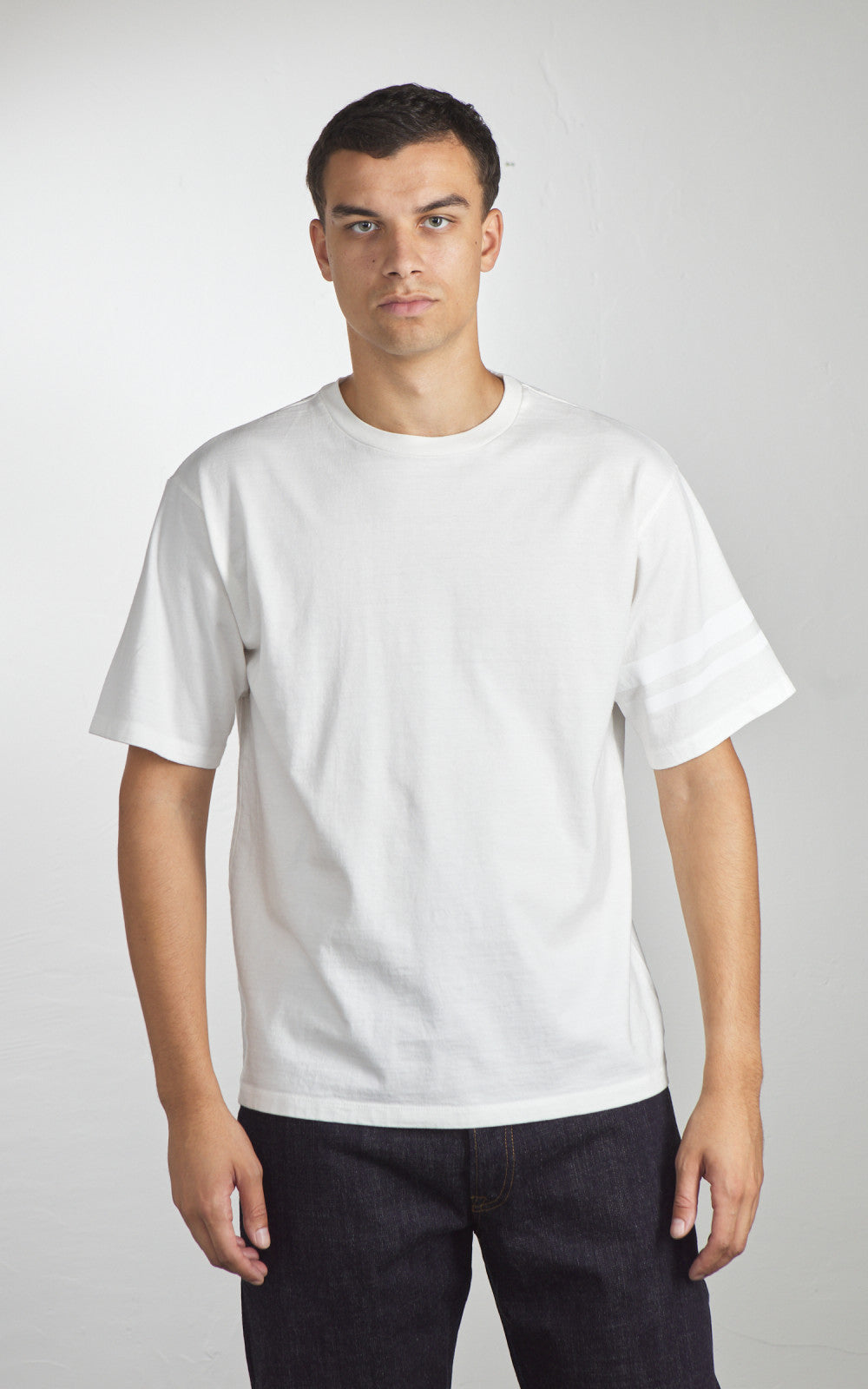 Momotaro Jeans MXTS1035 Heavy Ounce S/S T-Shirt White 8.5oz