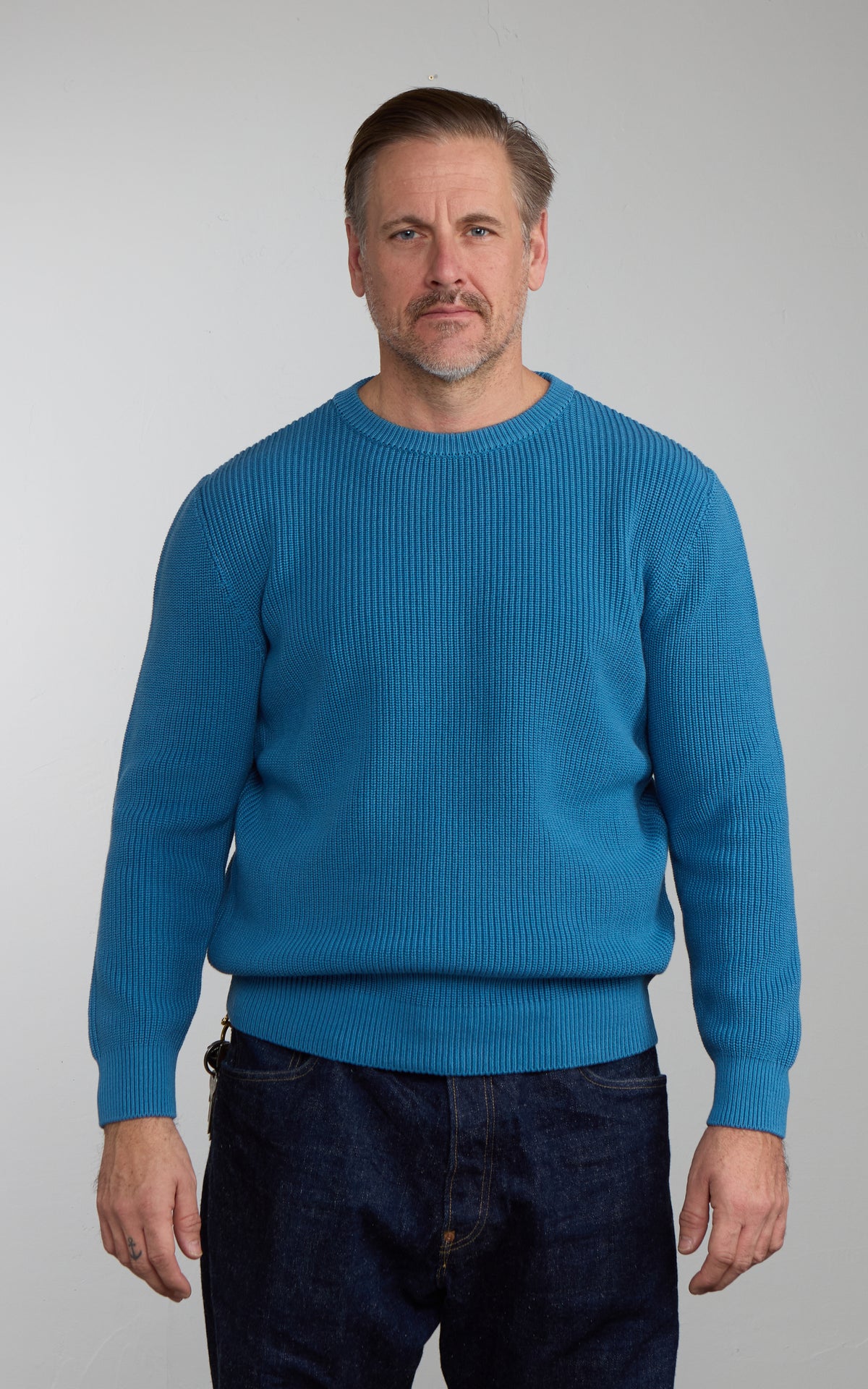 Mooncastle CO1 Cotton Heavyweight Crewneck Ajisai