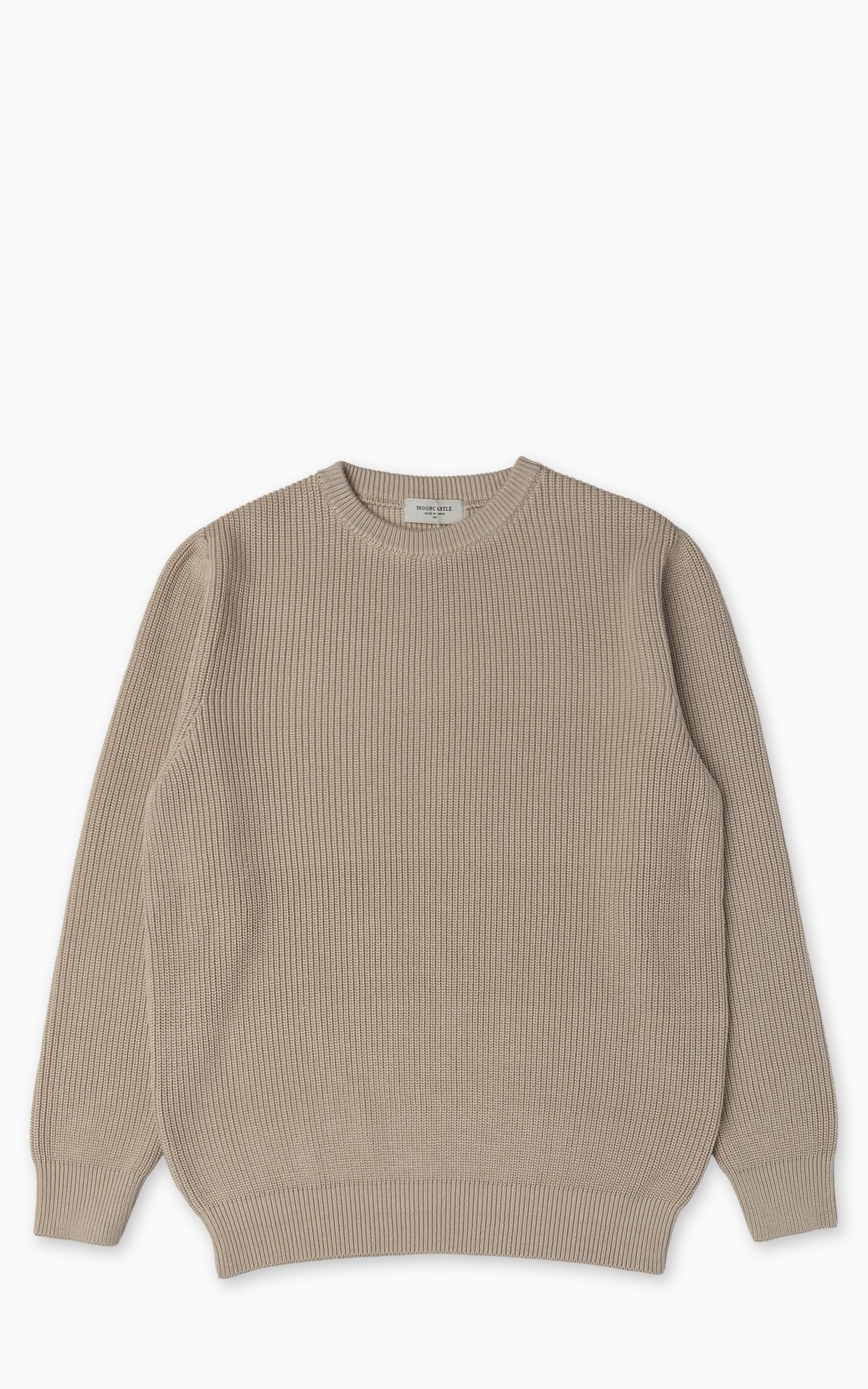 Mooncastle CO1 Cotton Heavyweight Crewneck Greige
