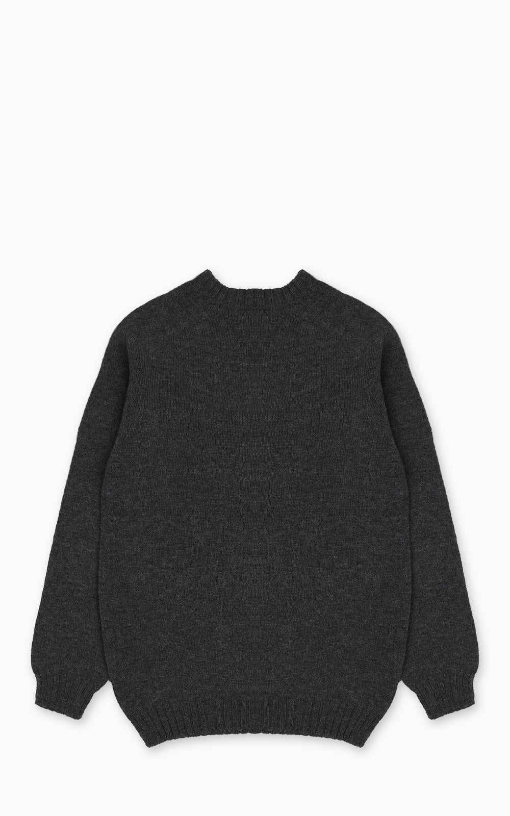 Mooncastle SW1 Shetland Wool Crewneck Sweater Charcoal