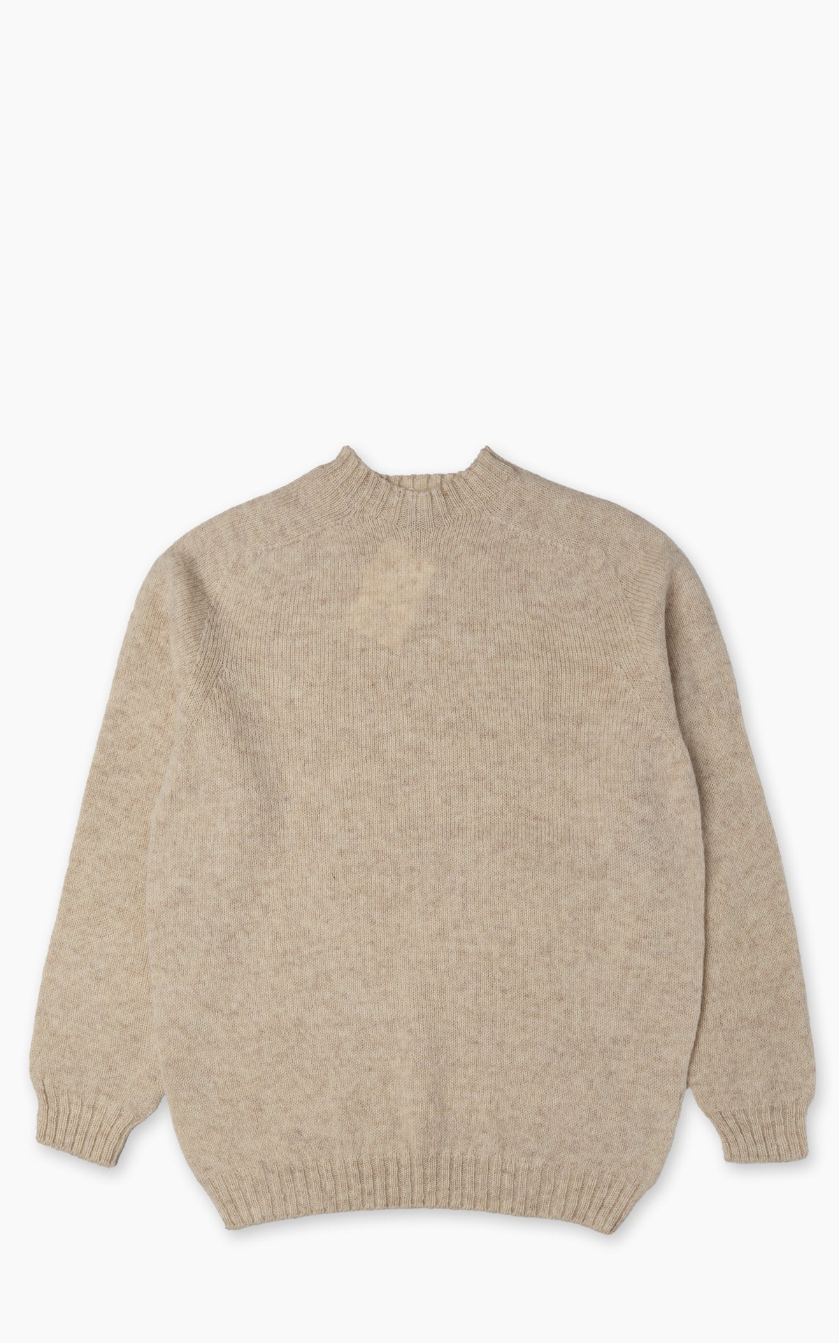 Mooncastle SW1 Shetland Wool Crewneck Sweater Ivory