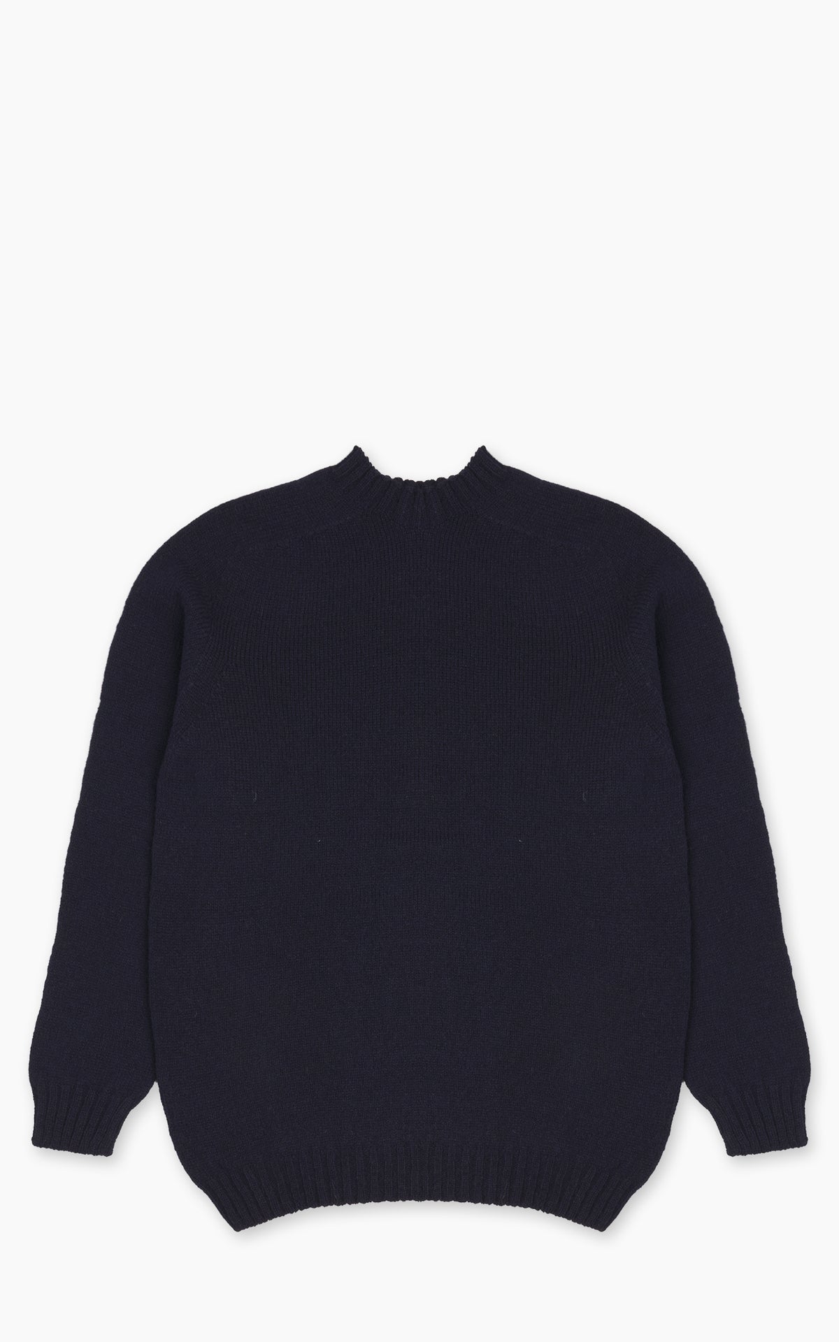 Mooncastle SW1 Shetland Wool Crewneck Sweater Navy