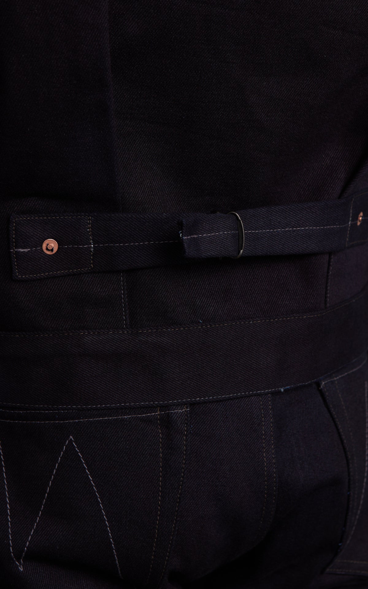 Mister Freedom Ranch Blouse Denim ungewaschenes Midnight Indigo