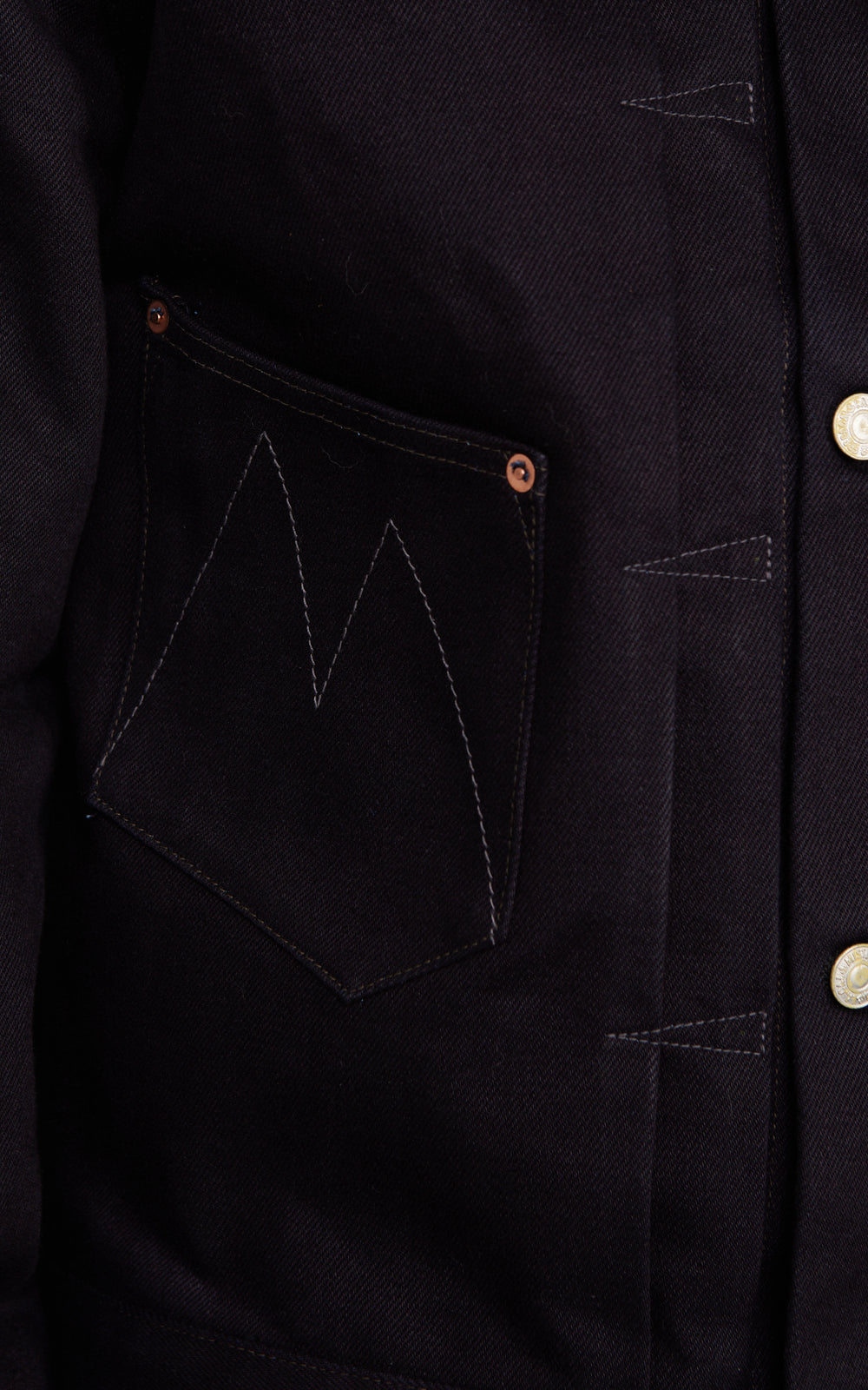 Mister Freedom Ranch Blouse Denim Unwashed Midnight Indigo