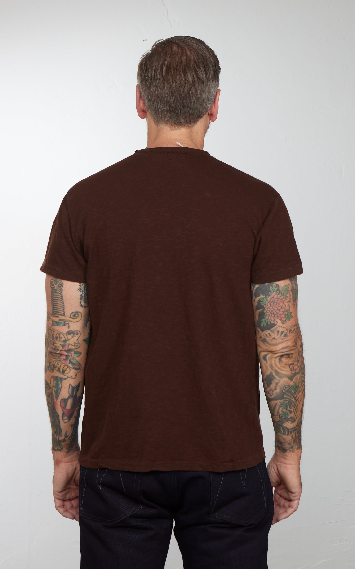 Mister Freedom Stanley T-Shirt Seal Brown