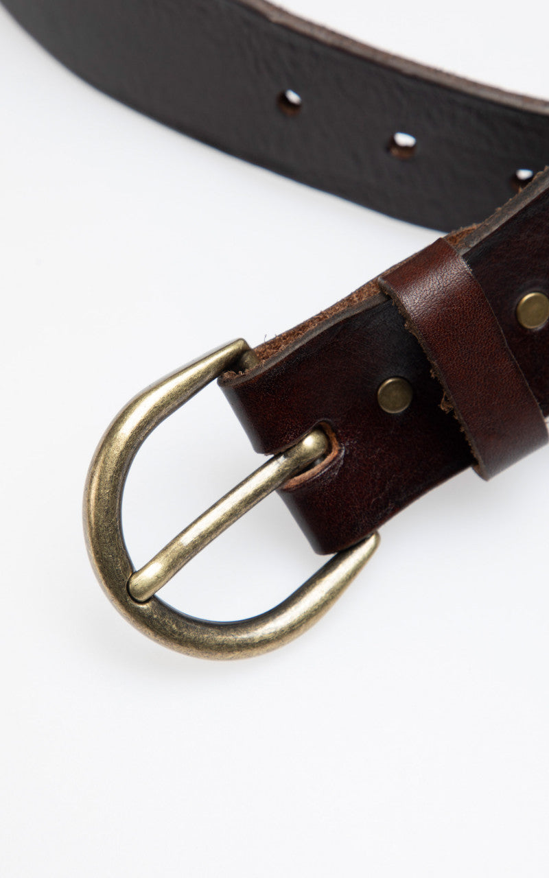 Shangri-La Heritage Mustang Western Belt Testa di Moro