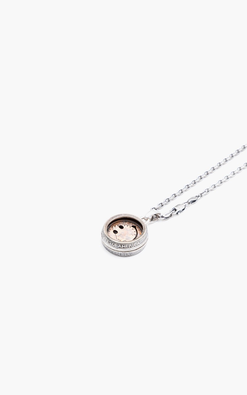 North Works N-249 Penny Smile Quarter Dollar Pendant 925 Silver