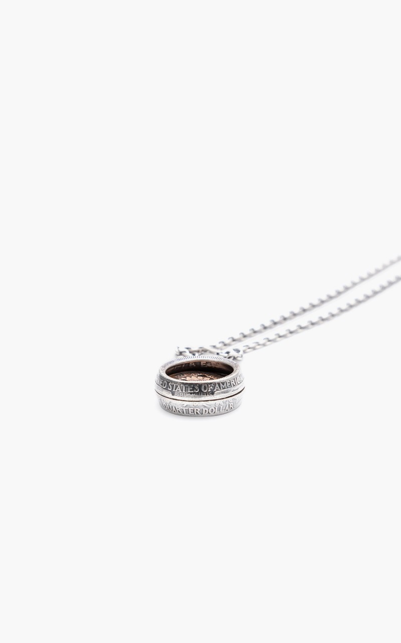 North Works N-249 Penny Smile Quarter Dollar Pendant 925 Silver