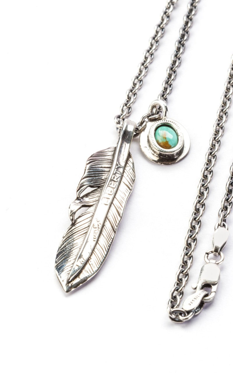 North Works N-410 Necklace 925 Silver Liberty Feather