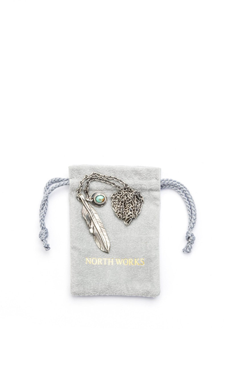 North Works N-410 Necklace 925 Silver Liberty Feather