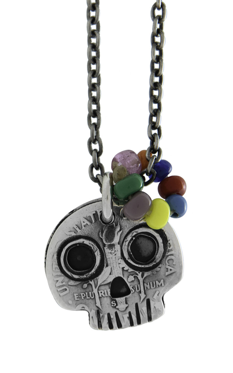 North Works N-647 Necklace 925 Silver Head Beads