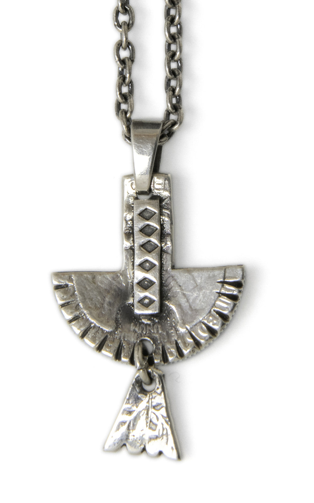 North Works N-668 Necklace 925 Silver Peyote Bird