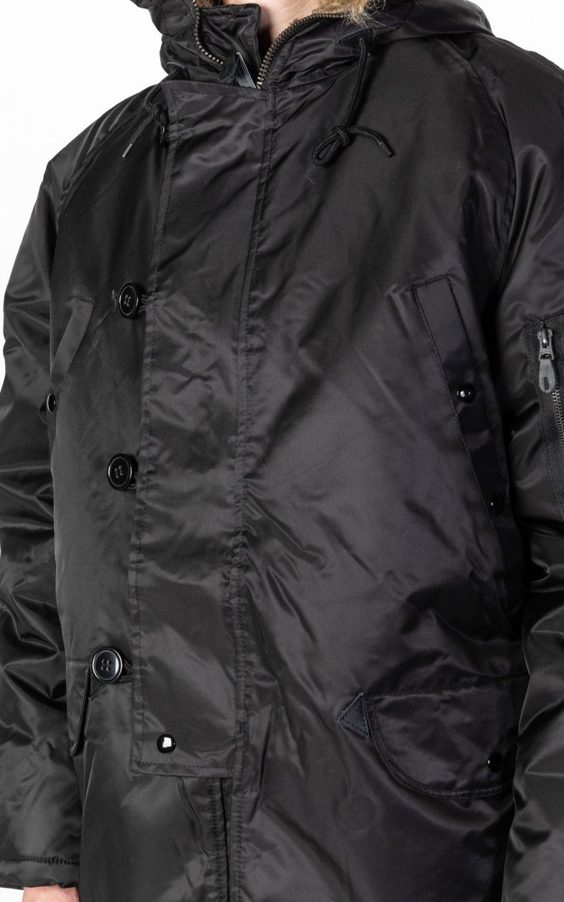 Military Surplus N3B US Flight Parka Black