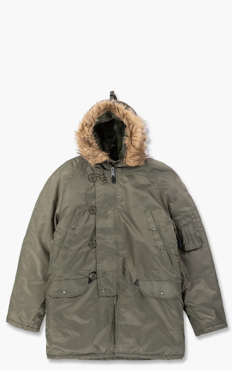 Military Surplus N3B US Flight Parka Olive