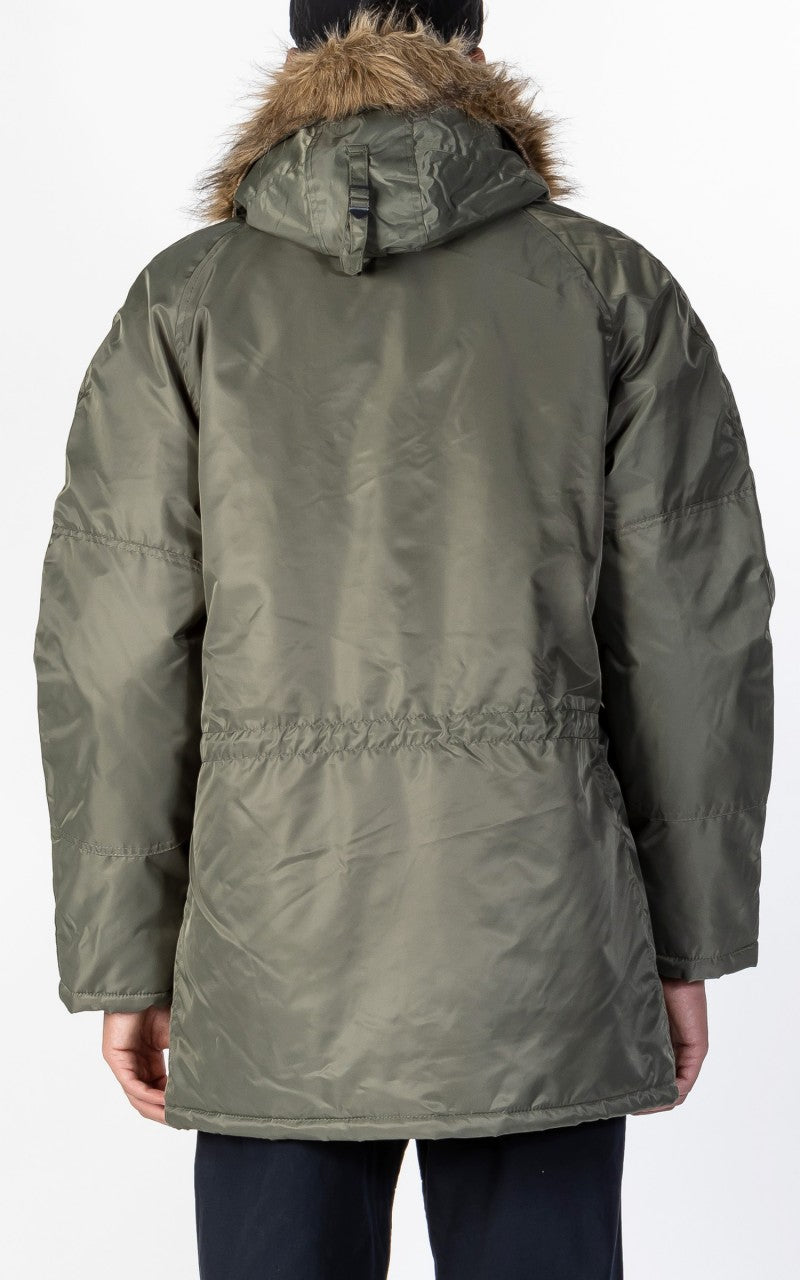 Military Surplus N3B US Flight Parka Olive