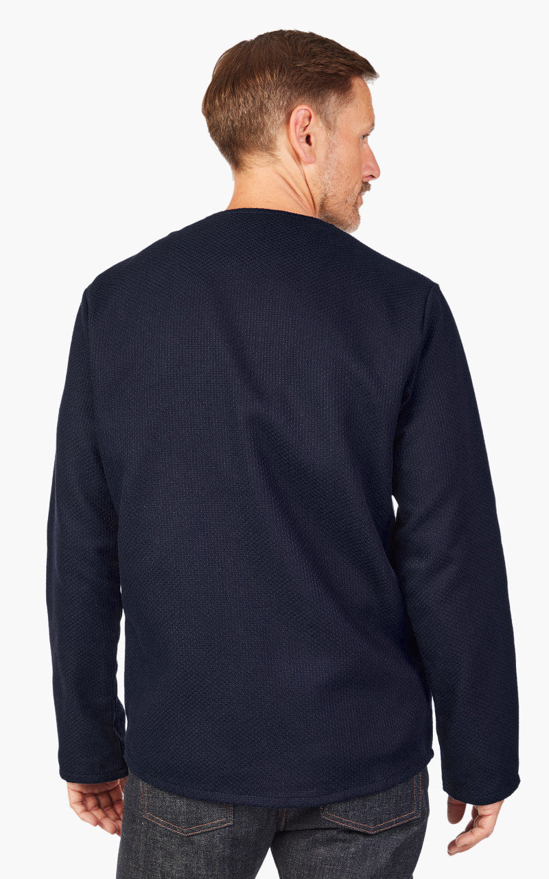 Naked & Famous Denim Smart Jacket Sashiko Double Gauze Indigo