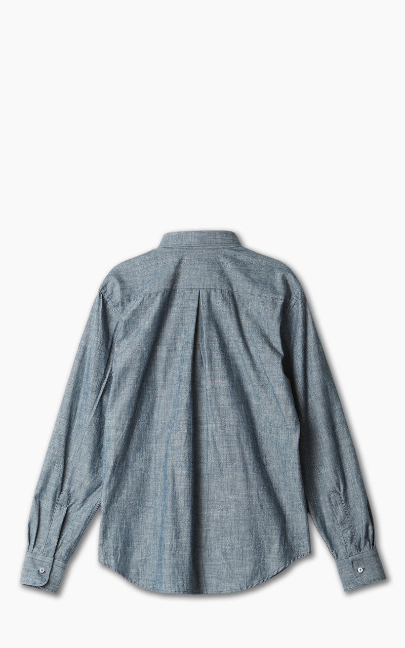 Naked & Famous Denim Easy Shirt Chambray Rinsed Blue 5oz