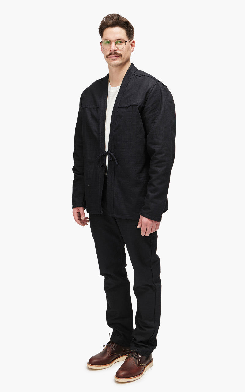 Naked & Famous Denim Kimono Shirt Blanket Lined Indigo 14.5oz