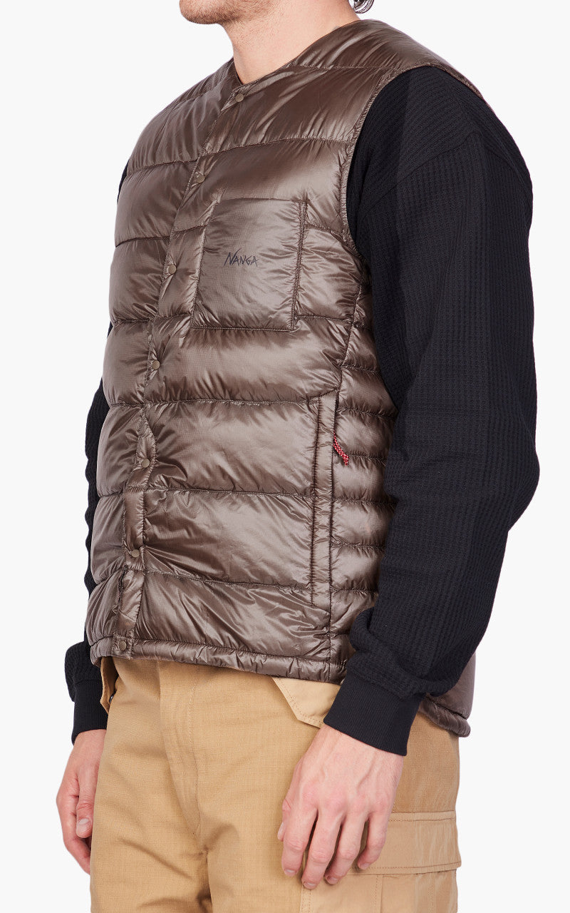 Nanga Inner Down Vest Mocha