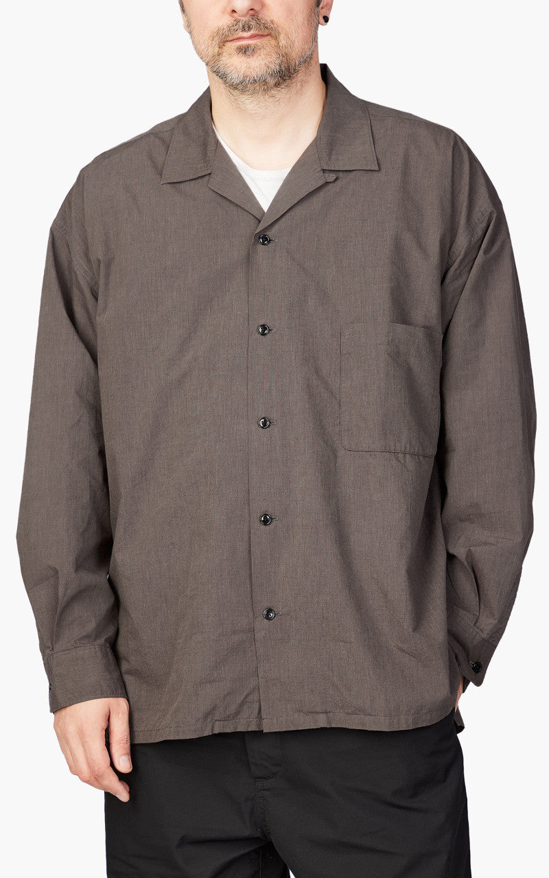 Nanamica Chambray Deck Shirt Mocha