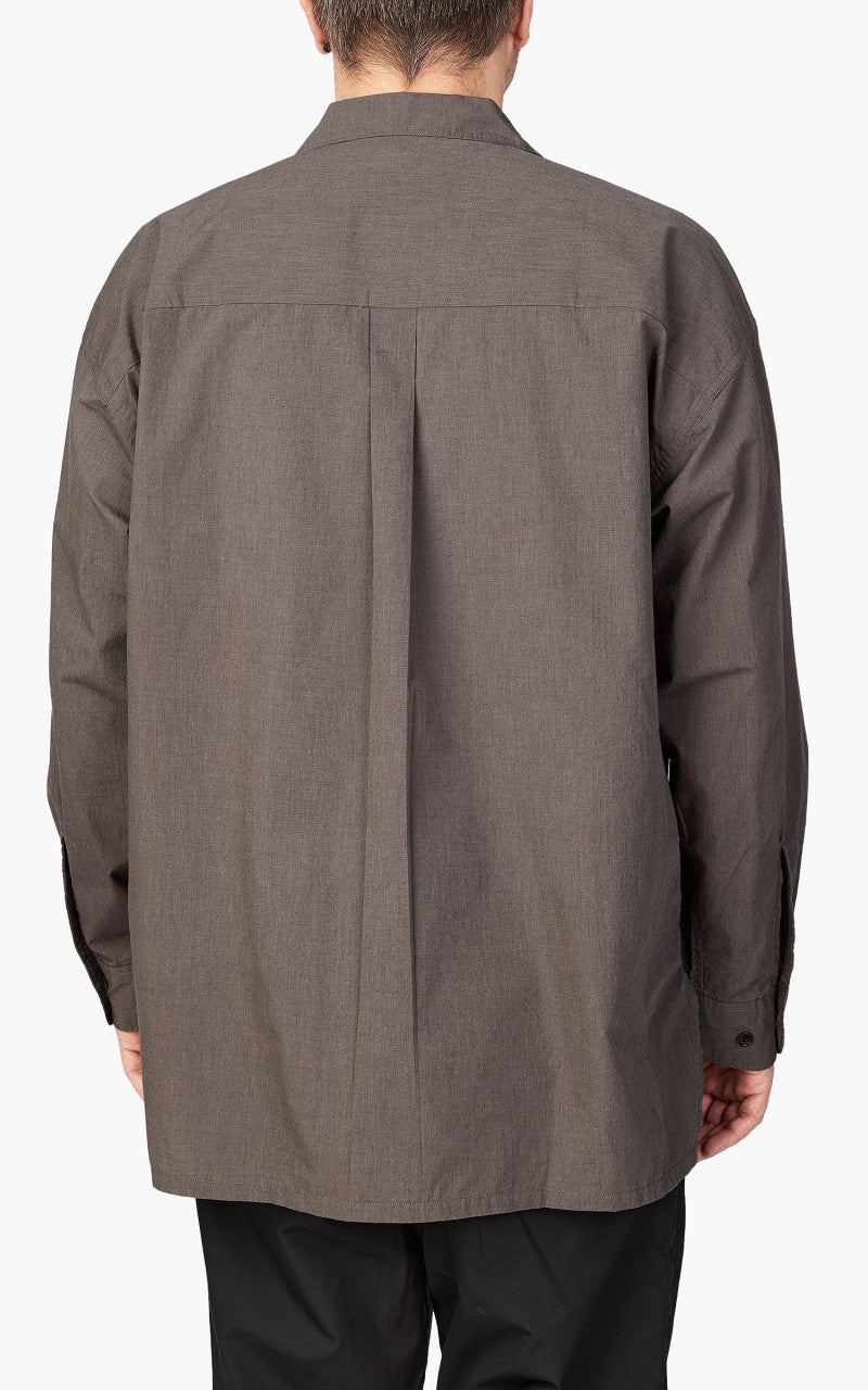 Nanamica Chambray Deck Shirt Mocha