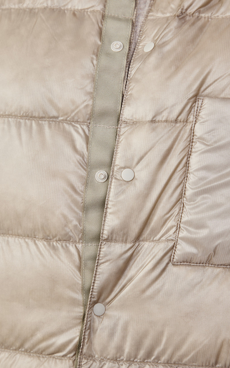 Nanga Inner Down Vest Beige