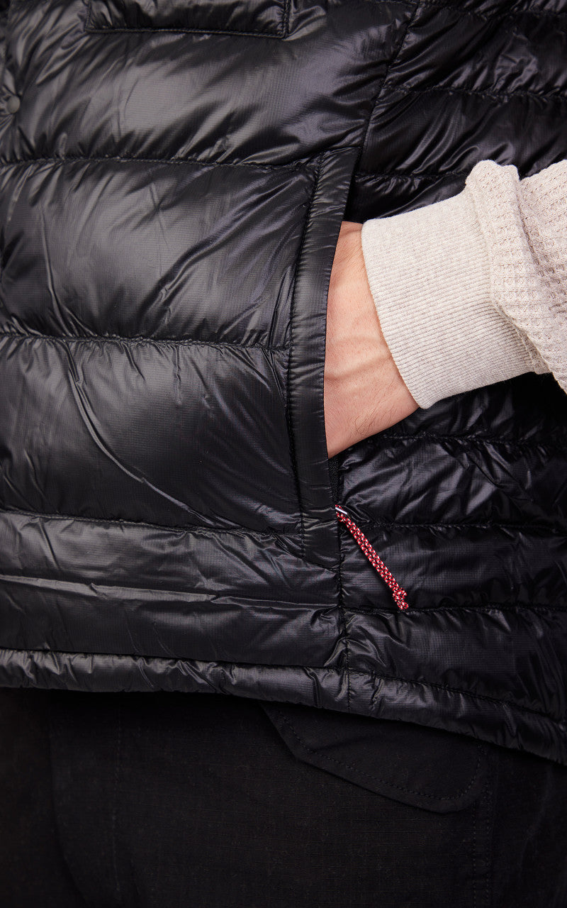 Nanga Inner Down Vest Black