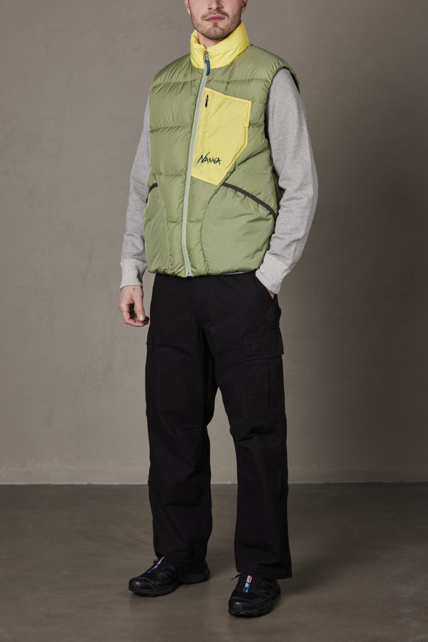 Nanga Mazeno Ridge Vest Light Khaki