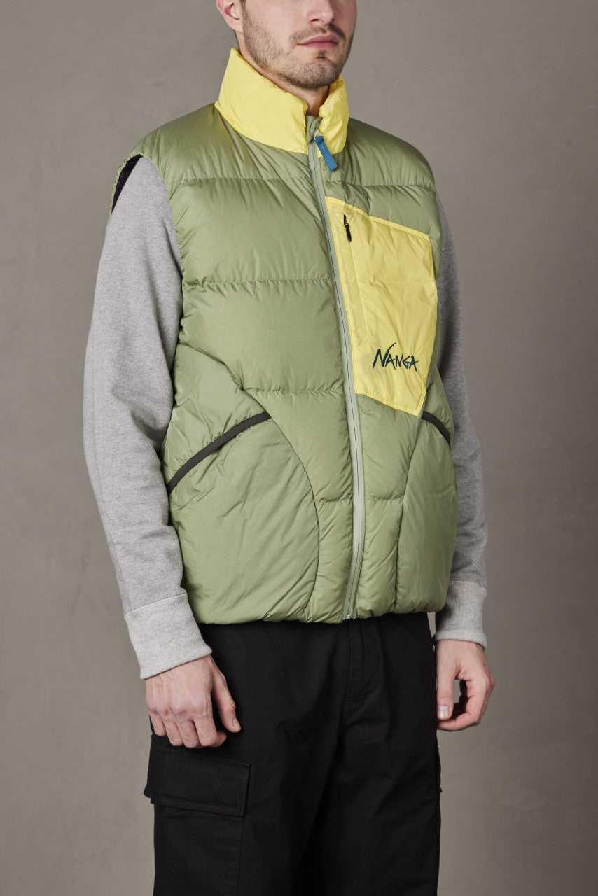 Nanga Mazeno Ridge Vest Light Khaki