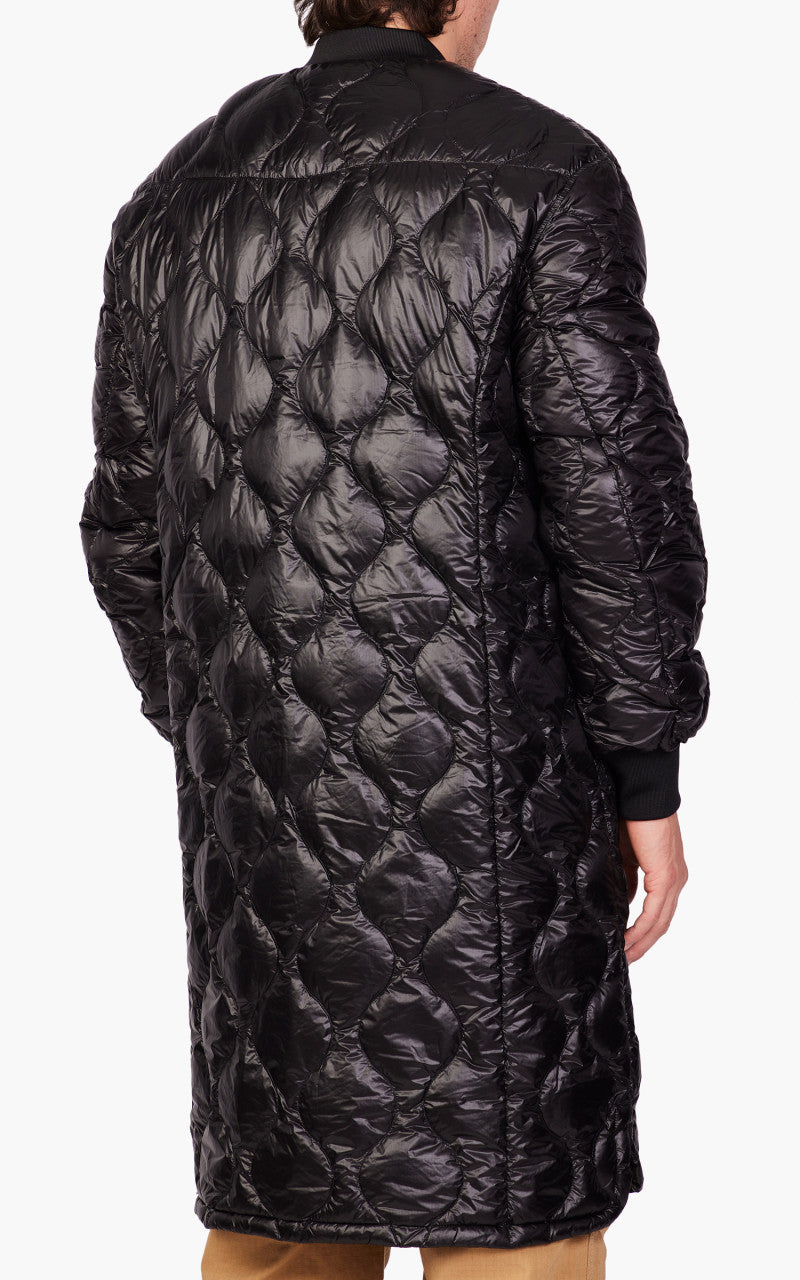 Nanga Onion Quilt Down Half Coat Black