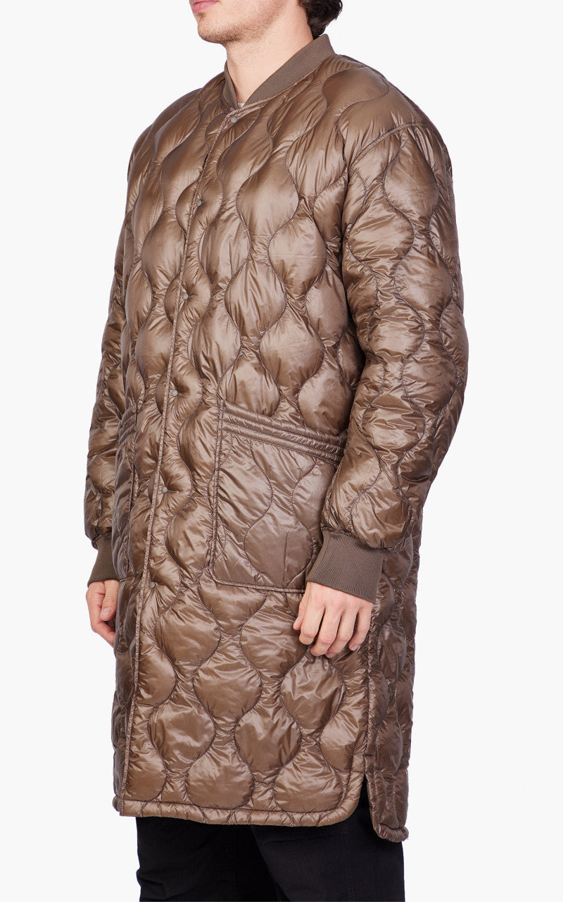 Nanga Onion Quilt Down Half Coat Mocha