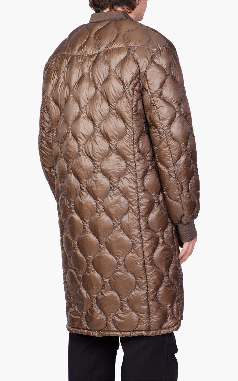 Nanga Onion Quilt Down Half Coat Mocha