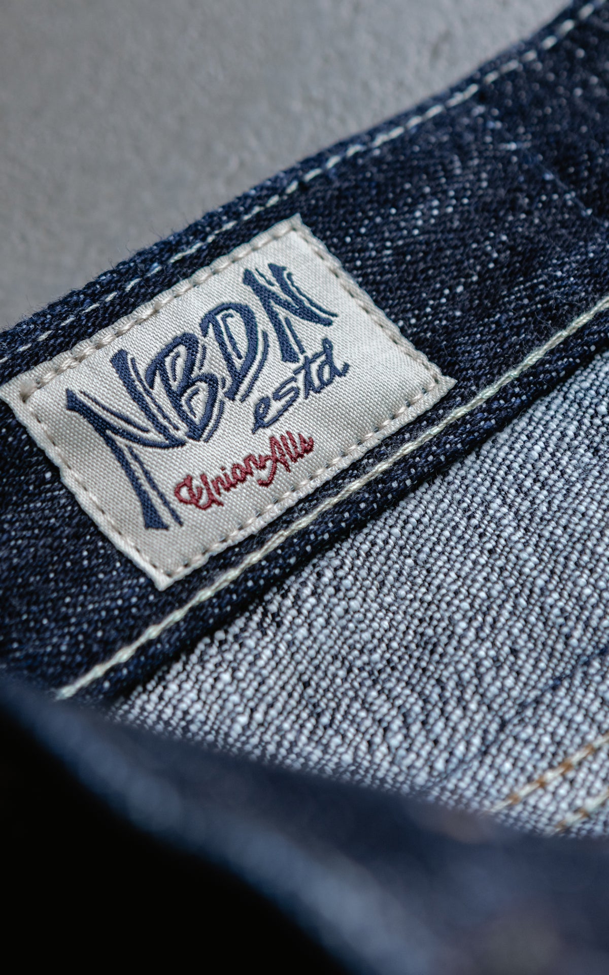 NBDN x CULTIZM "LOKI Selvedge" Wide Straight Jeans Indigo 19oz