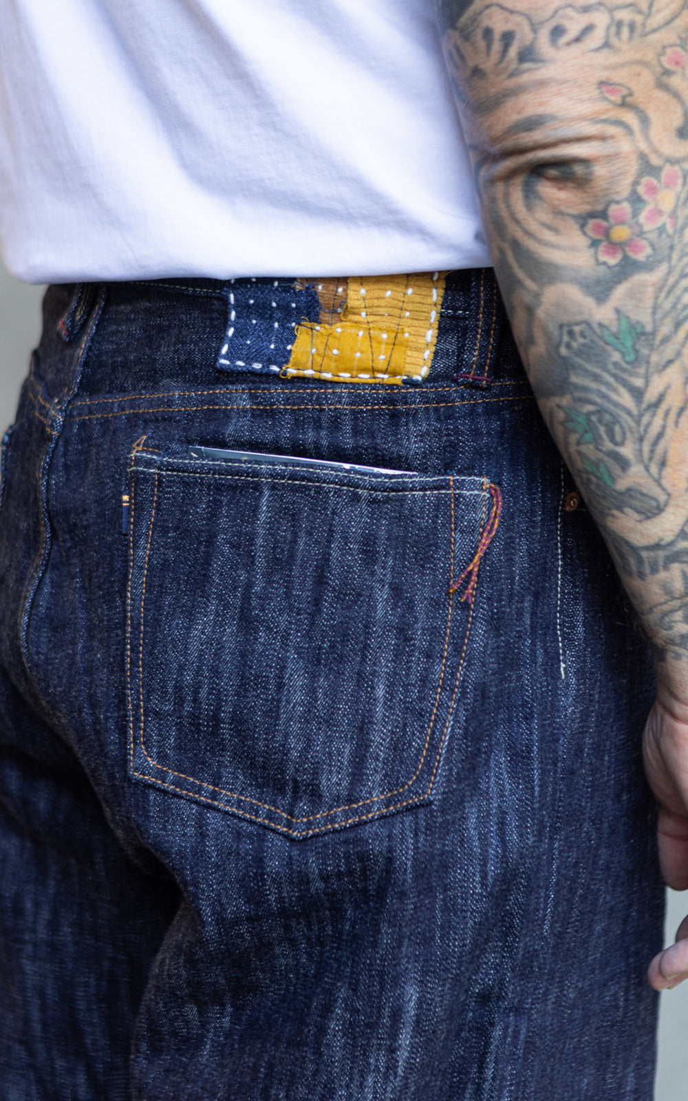 NBDN x CULTIZM "LOKI Selvedge" Wide Straight Jeans Indigo 19oz