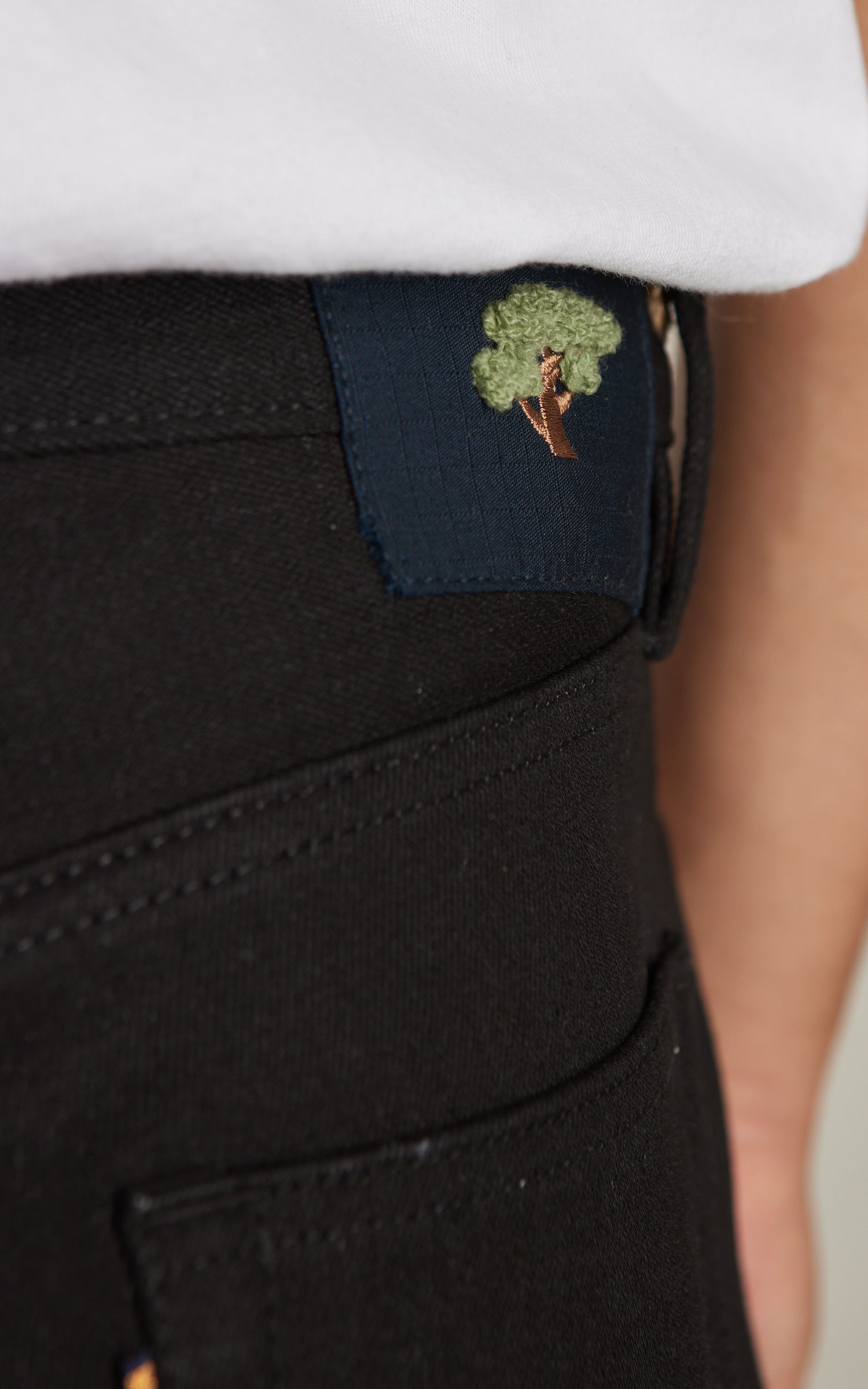 NBDN Bonsai 002 Slim Straight Selvedge Jeans Black x Black 15oz