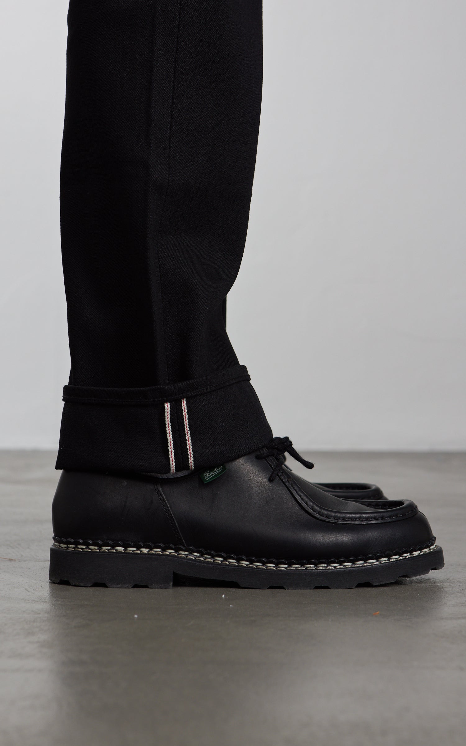 NBDN Bonsai 002 Slim Straight Selvedge Jeans Black x Black 15oz