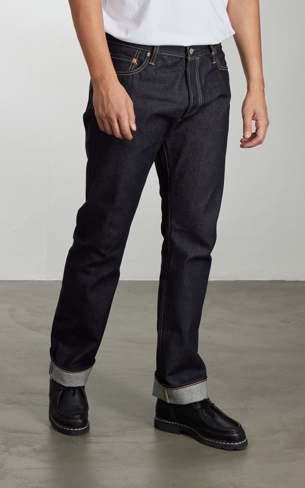 NBDN Bonsai 003 Slim Straight Selvedge Jeans Indigo 15oz