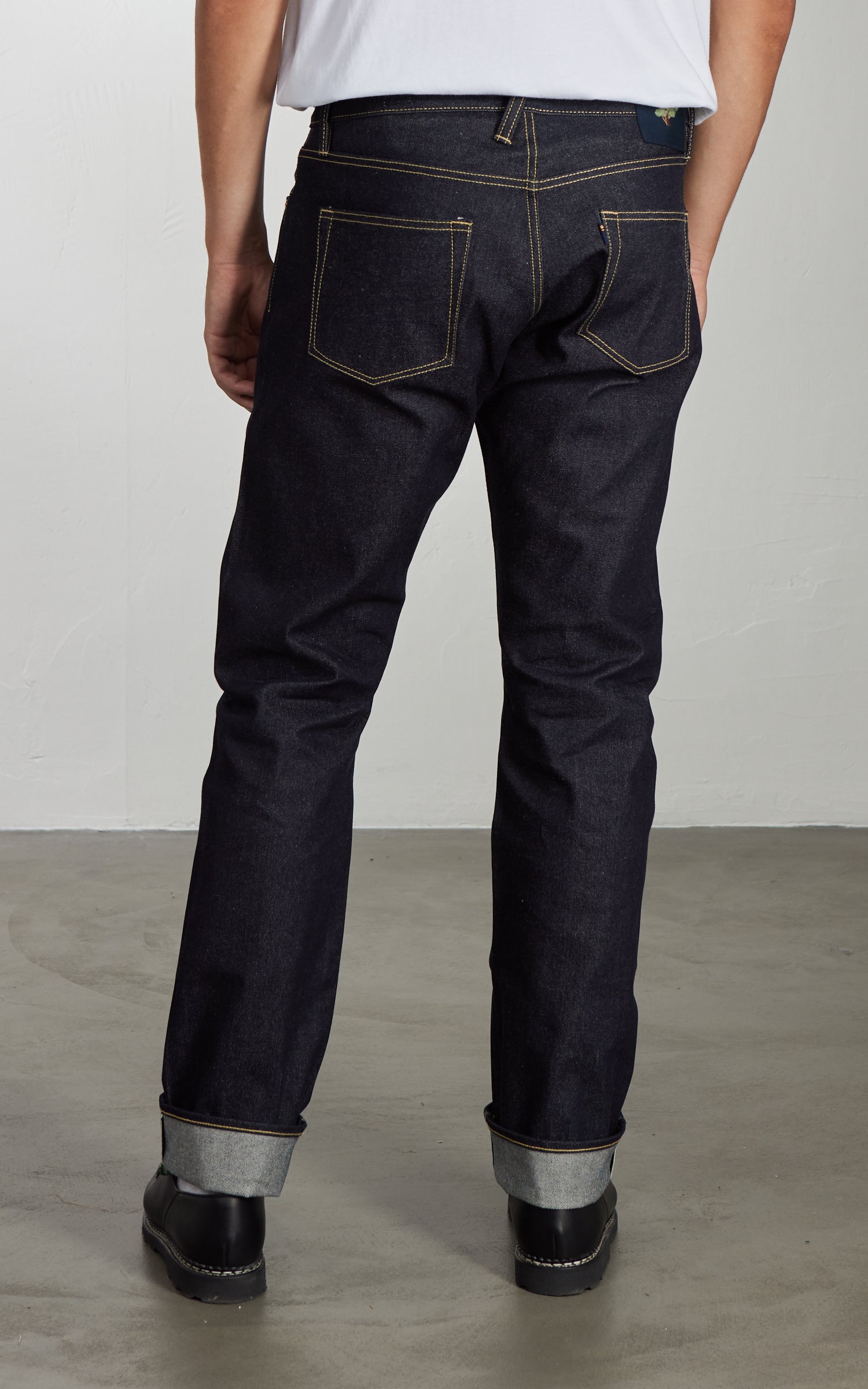 NBDN Bonsai 003 Slim Straight Selvedge Jeans Indigo 15oz