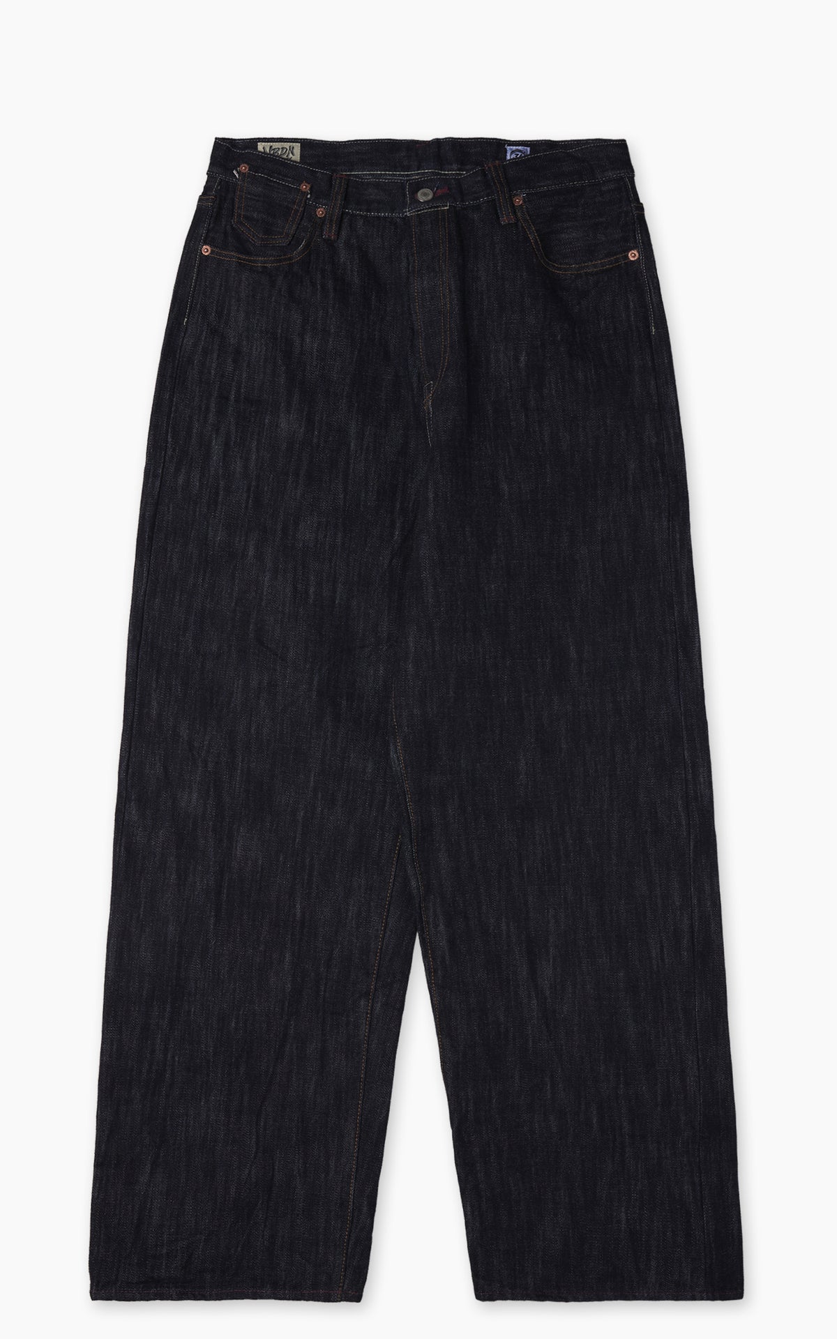 NBDN x CULTIZM "LOKI Selvedge" Wide Straight Jeans Indigo 19oz