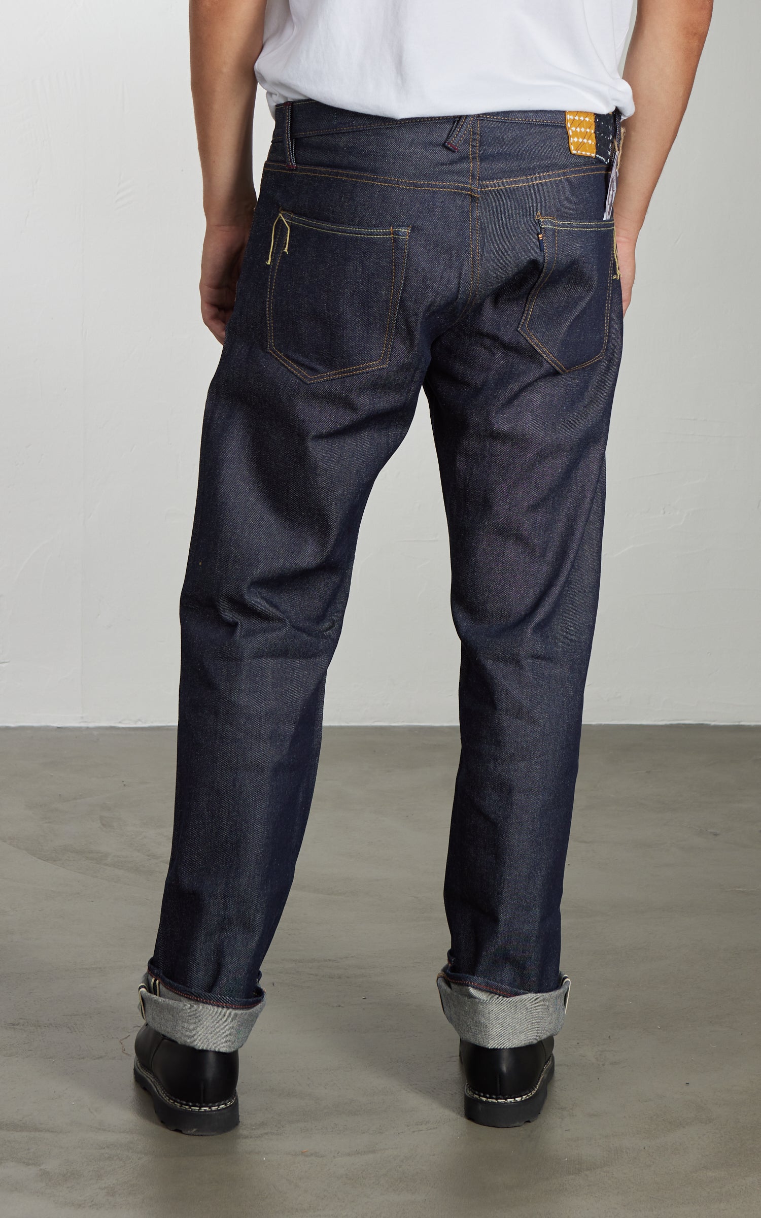 NBDN ESTD 011 Banana Line II Regular Straight Selvedge Jeans Indigo 14oz