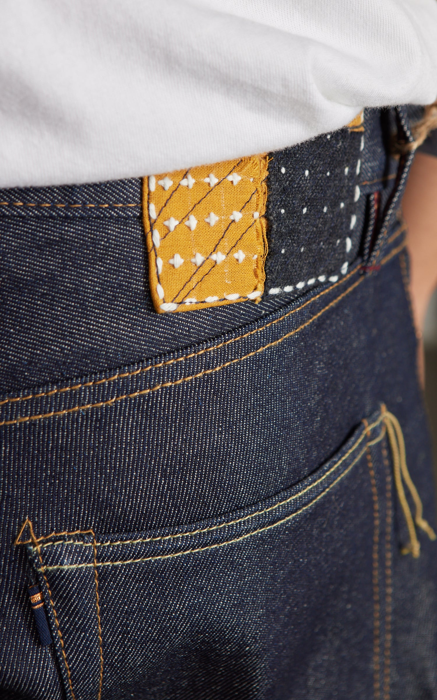 NBDN ESTD 011 Banana Line II Regular Straight Selvedge Jeans Indigo 14oz