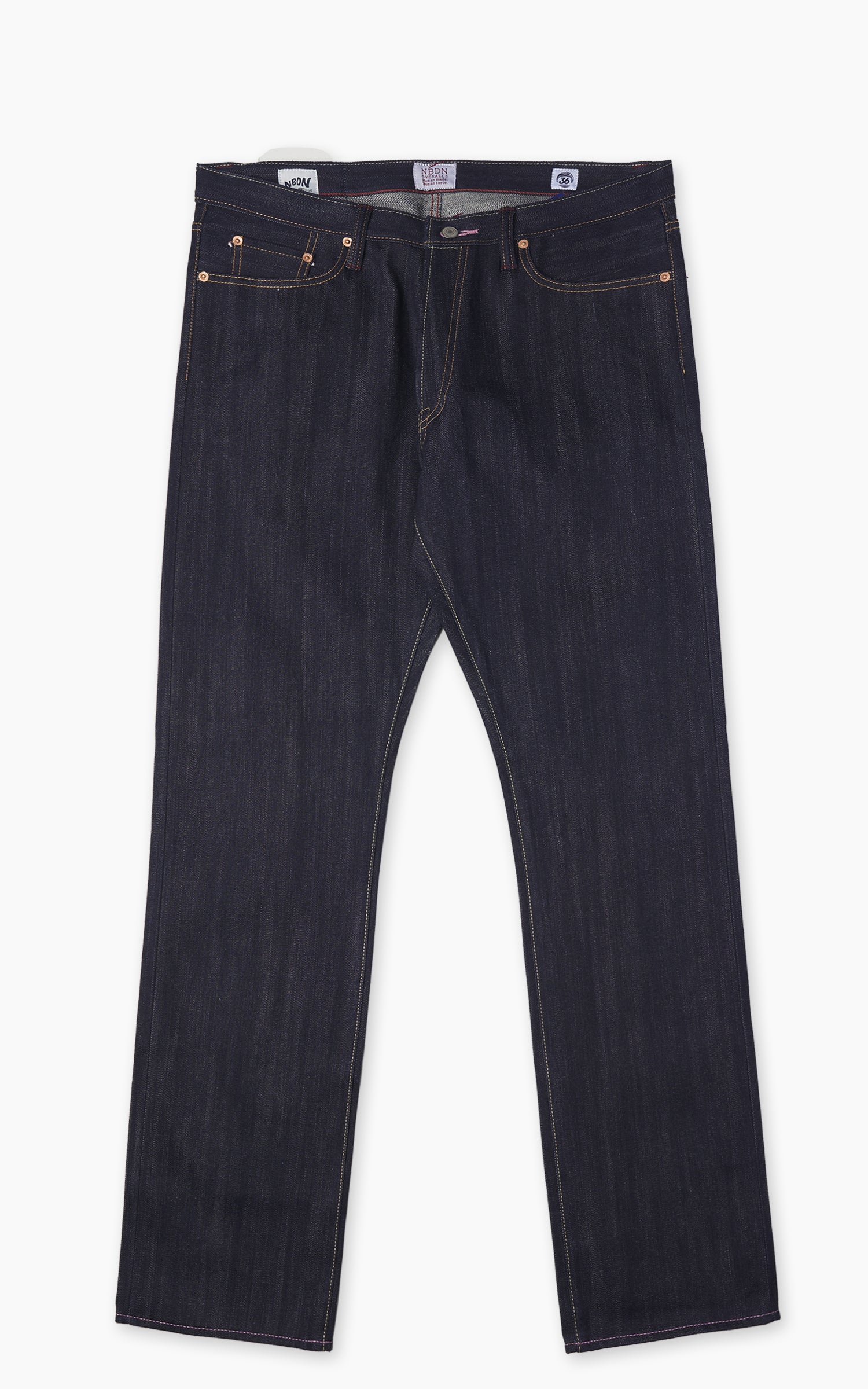 NBDN Kabuto x Hannya Kodachi II Regular Straight Selvedge Jeans Indigo 15oz