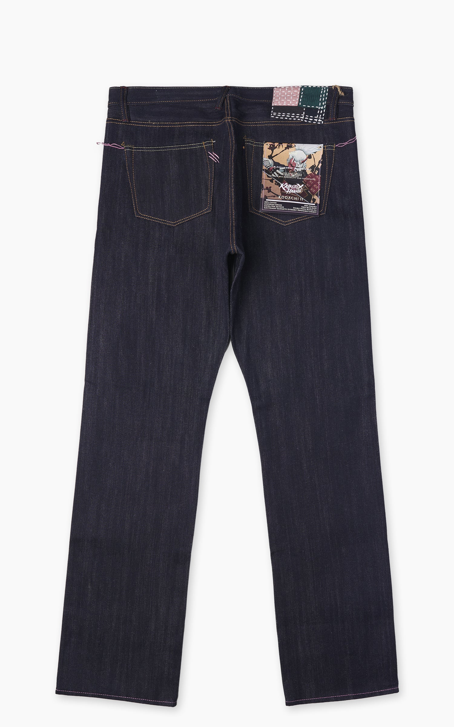 NBDN Kabuto x Hannya Kodachi II Slim Straight Selvedge Jeans Indigo 15