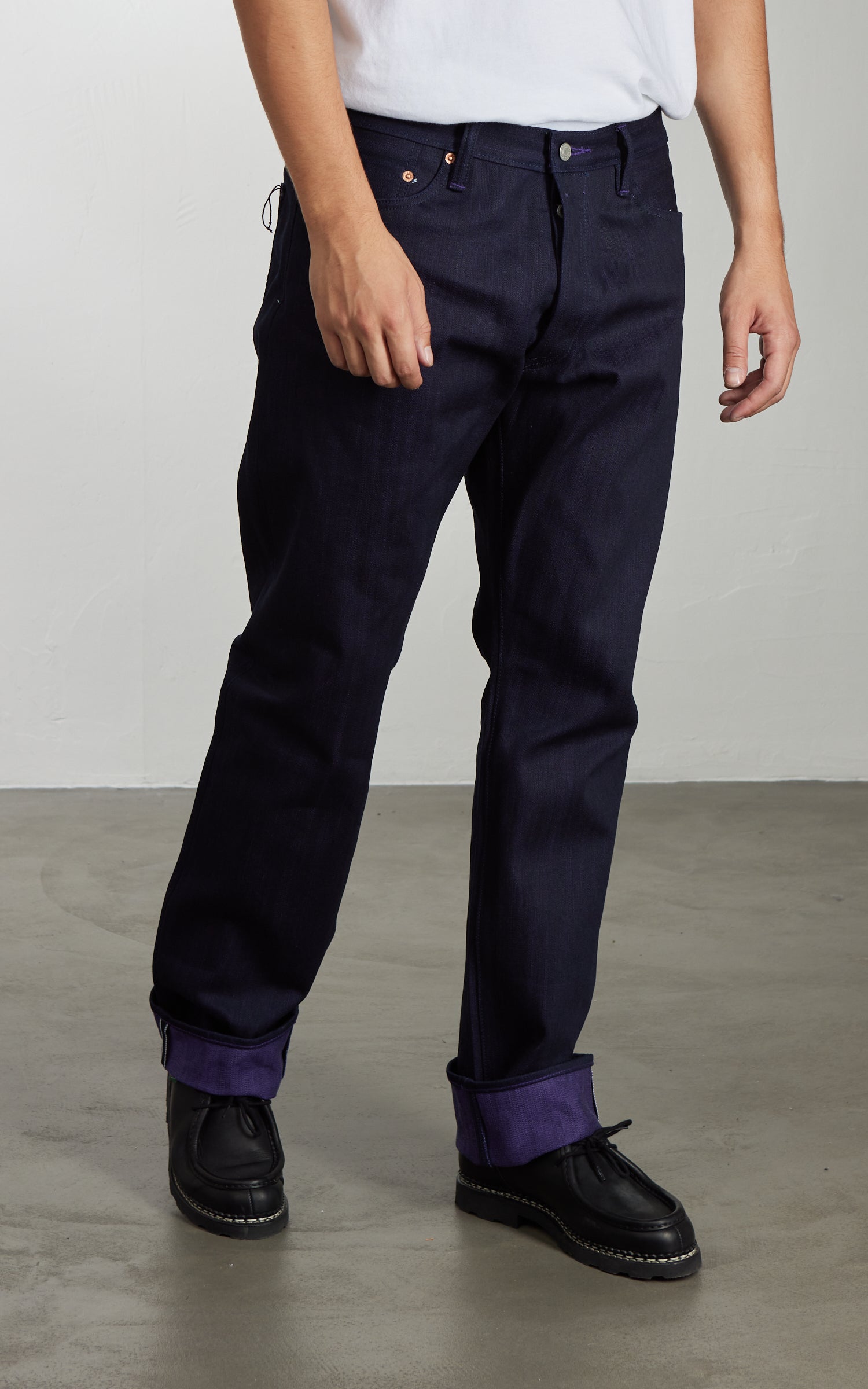 NBDN Sumatran Tigers XI Amethyst Slim Straight Selvedge Jeans Indigo 16oz