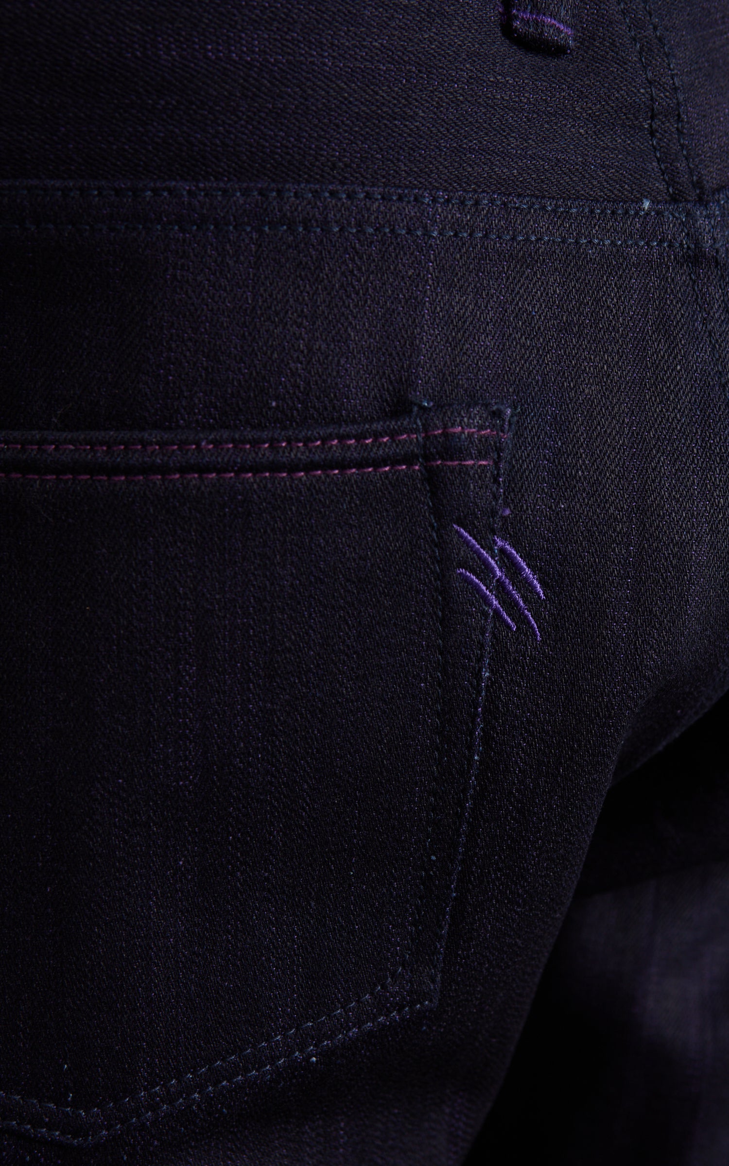 NBDN Sumatran Tigers XI Amethyst Slim Straight Selvedge Jeans Indigo 16oz