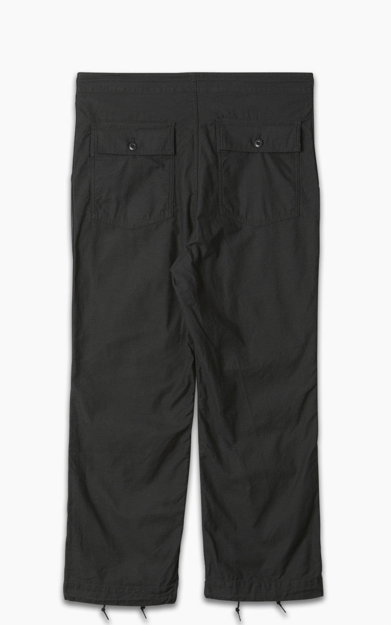 Needles String Fatigue Pant Back Sateen Black