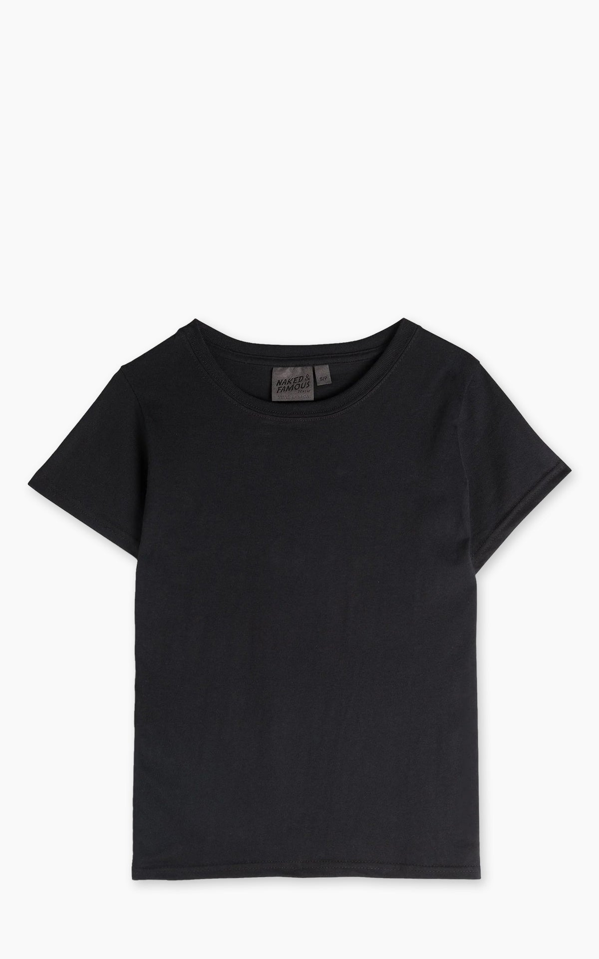 Naked & Famous Denim T-Shirt Ringspun Black