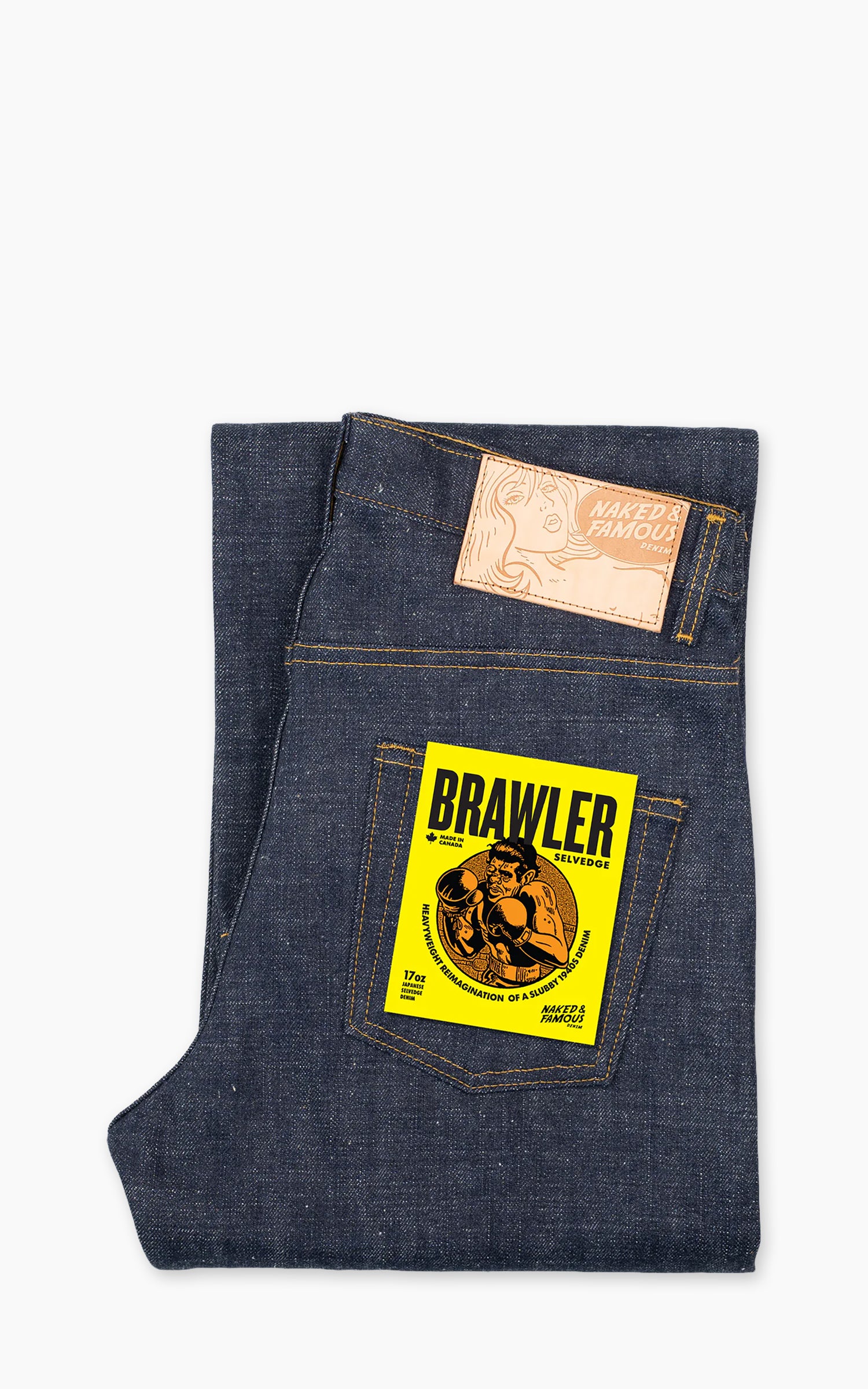 Naked & Famous Denim Strong Guy Brawler Selvedge 17oz
