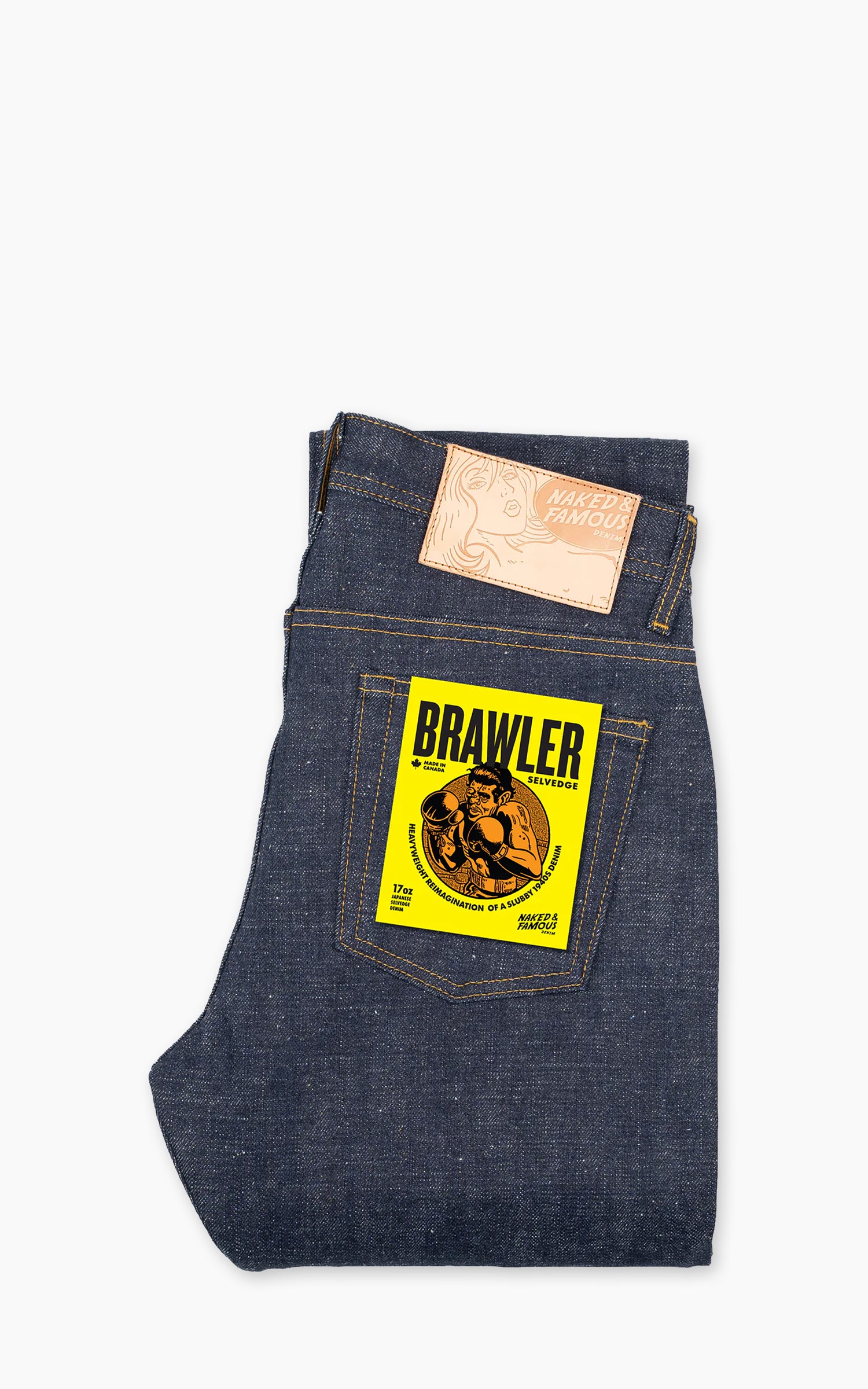 Naked & Famous Denim Weird Guy Brawler Selvedge 17oz